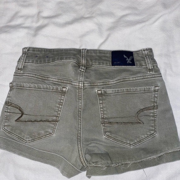 Olive Green American Eagle Shorts - Picture 2 of 3